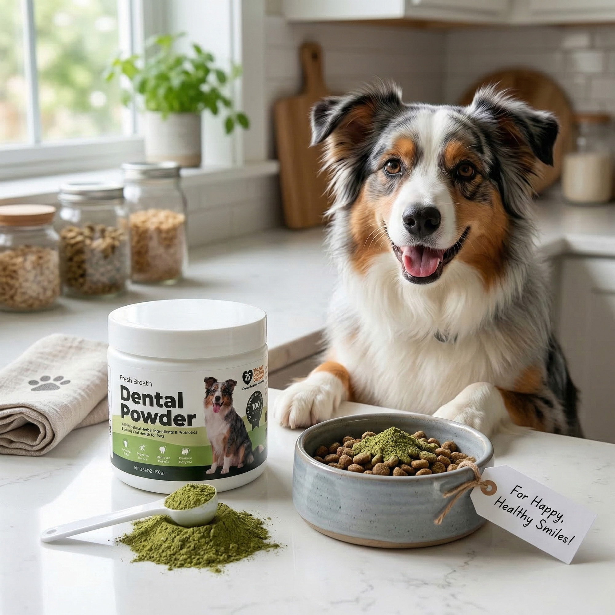Dog Dental Powder | Clean Teeth & Healthy Gums Without the Toothbrush