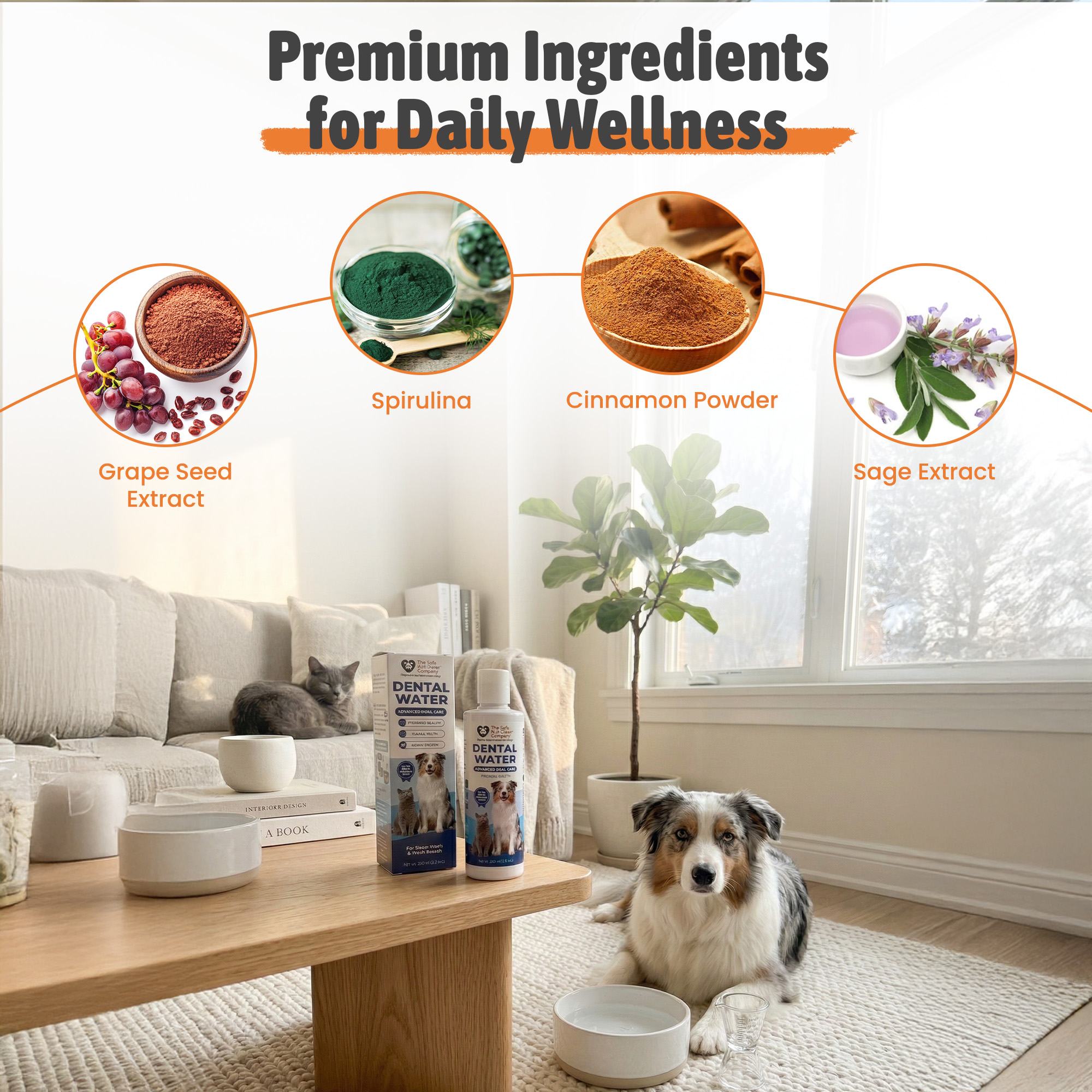 Dog Dental Water Additive | Fresh Breath & Clean Teeth With Every Sip