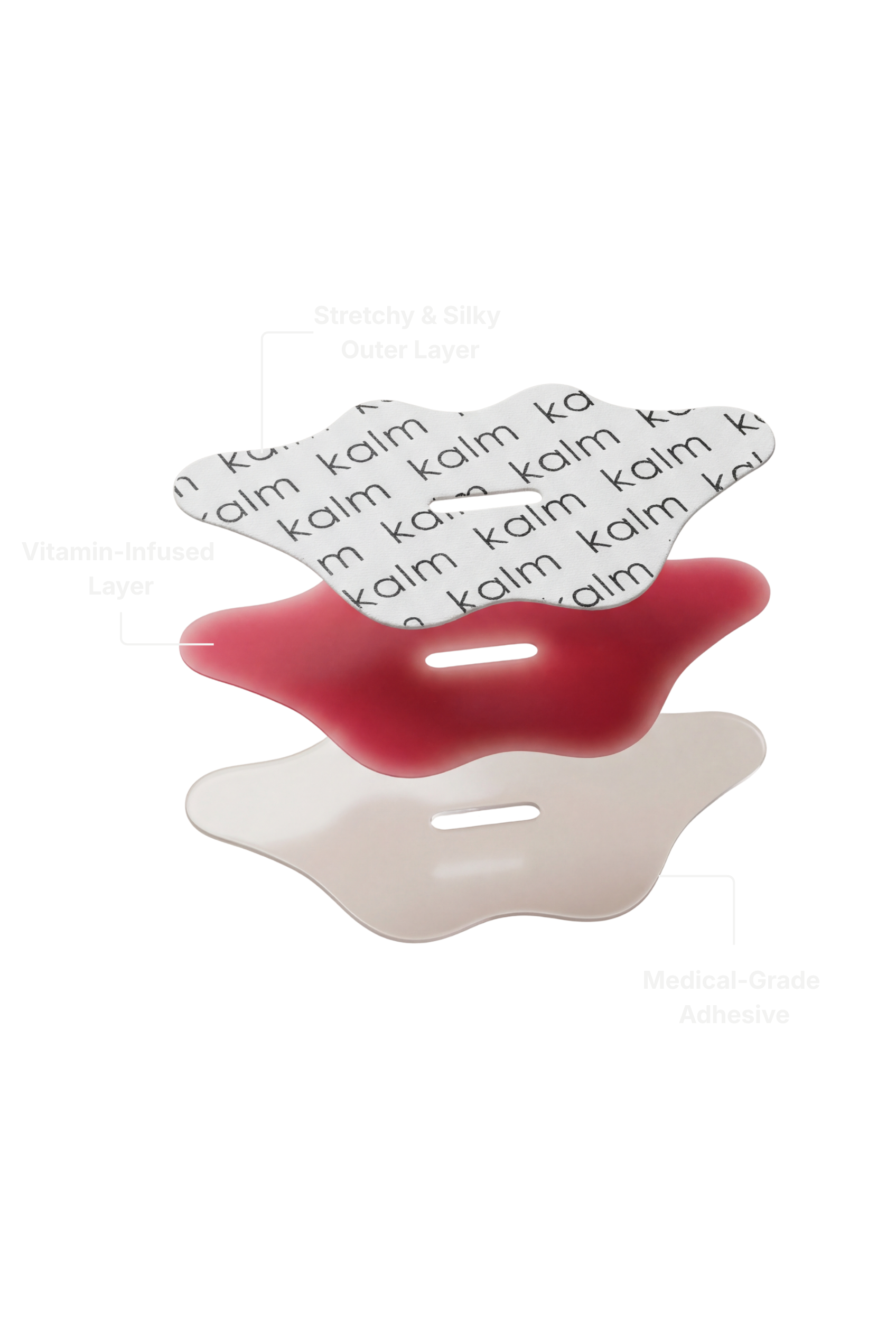 KALM mouth tape three-layer construction