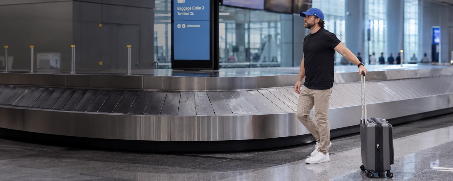 Man walking with bag