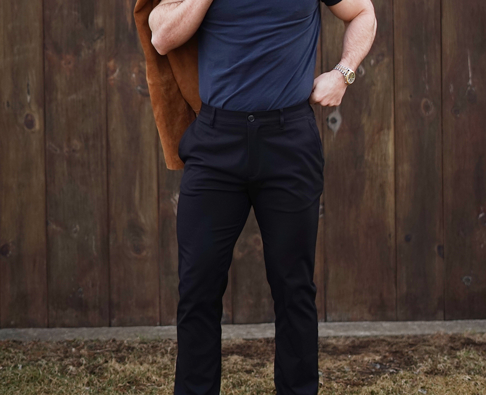 Man wearing Slim Tech Pants