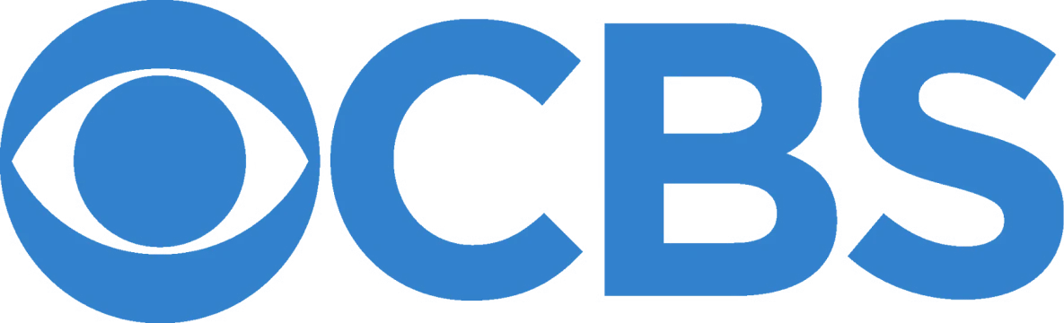 Blue CBS logo with an eye symbol.
