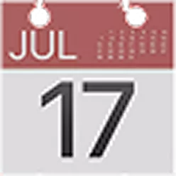 Illustration of a calendar page showing July 17.