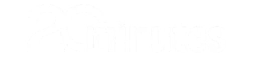 The logo for '20 minutes' in white text on a green background.