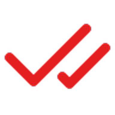 A red steak icon with simple, stylized design.